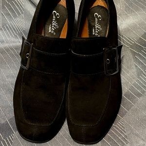 Earthies by Earth Shoes Rhea Heels, Black Suede, Shoes Size 10M